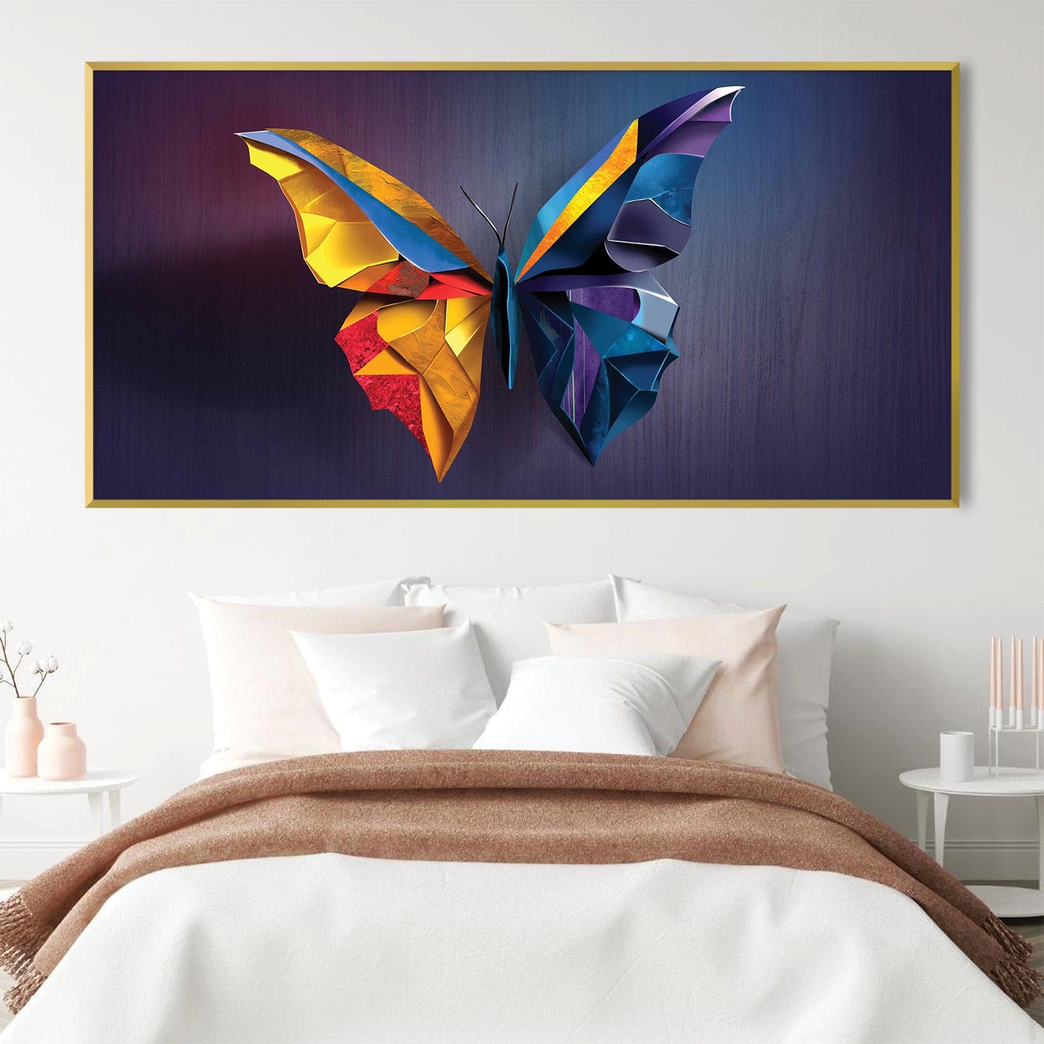 Toile Papillon Prismatique