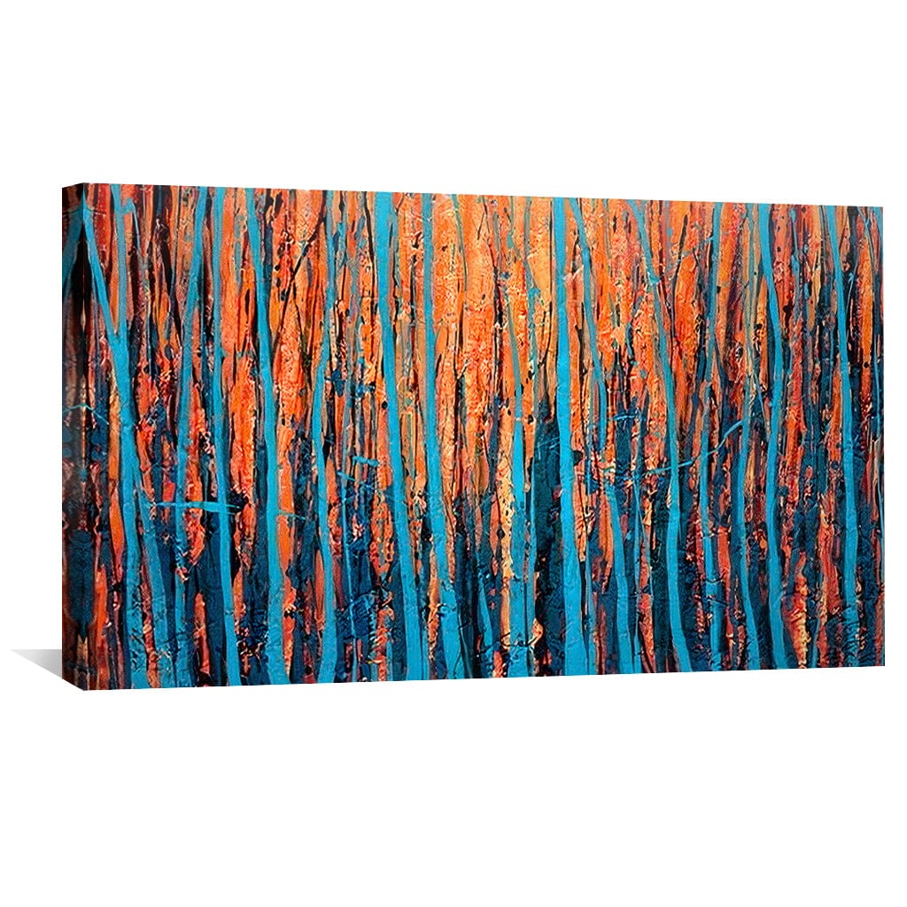 Toile Arbres caressés
