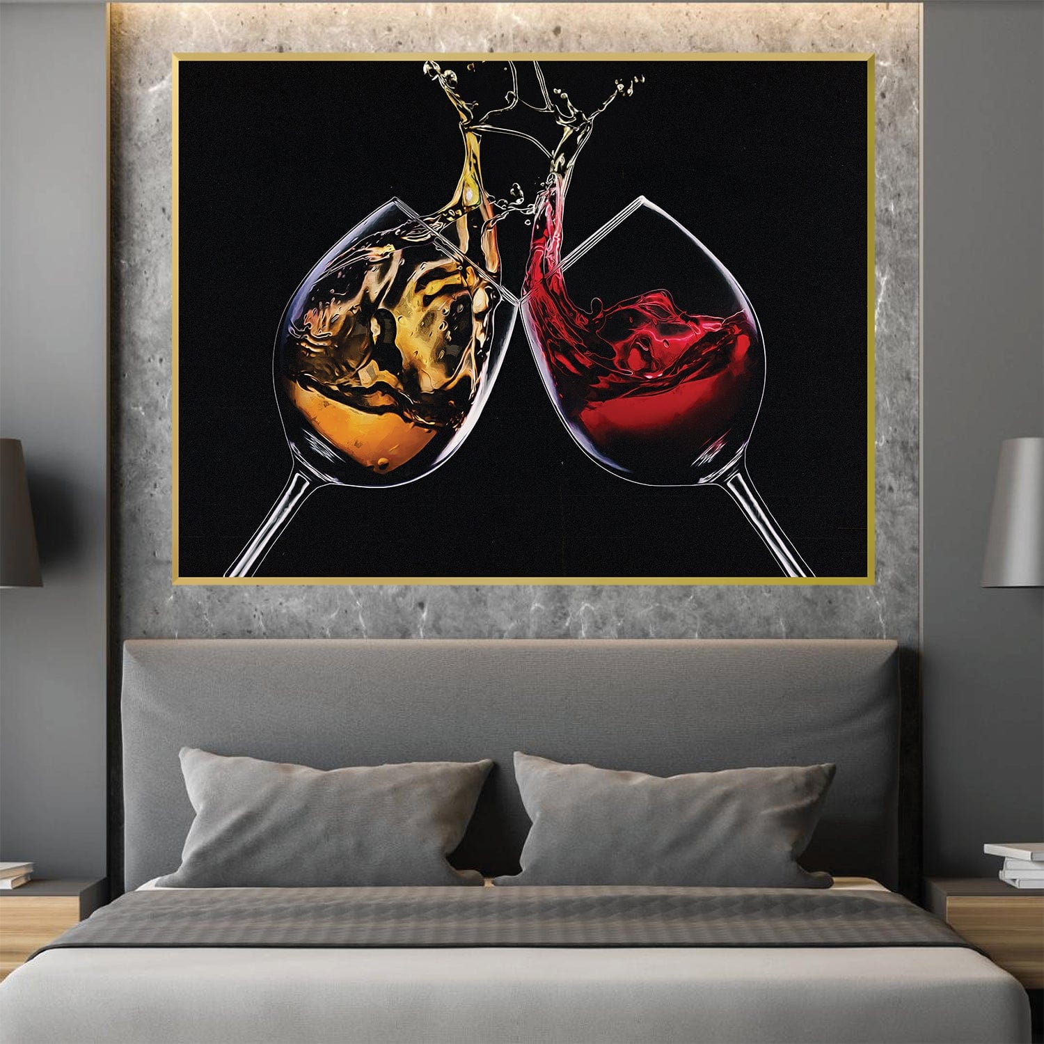 Toile de dégustation de vins