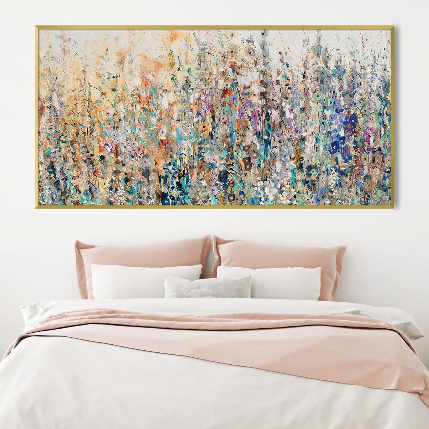 Champ de toile florale