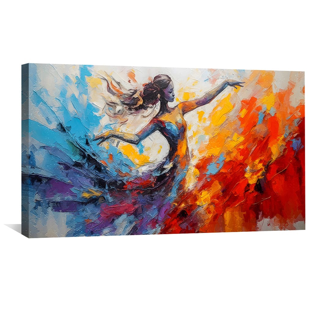 Danser dans la toile de peinture