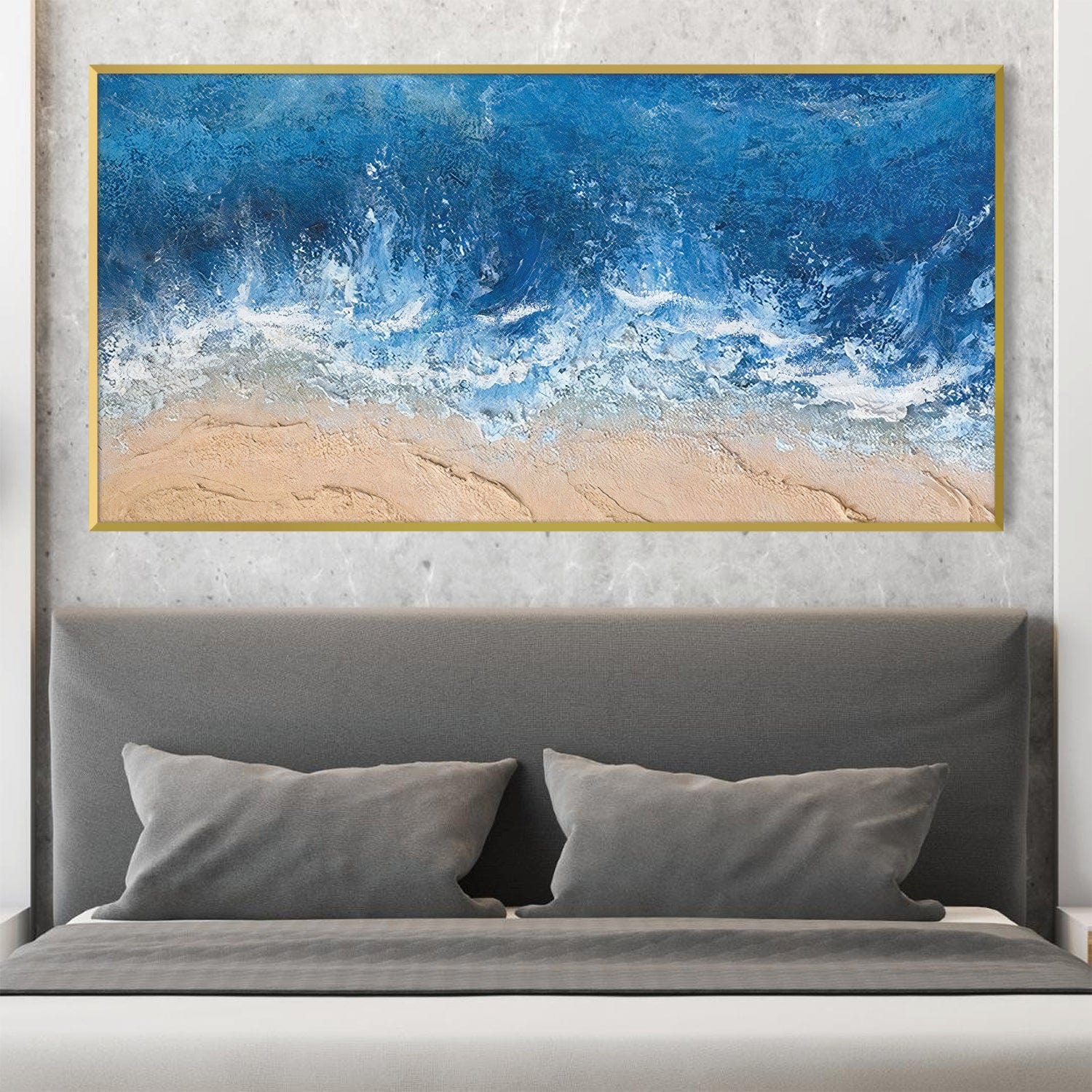 Toile de vagues de mer