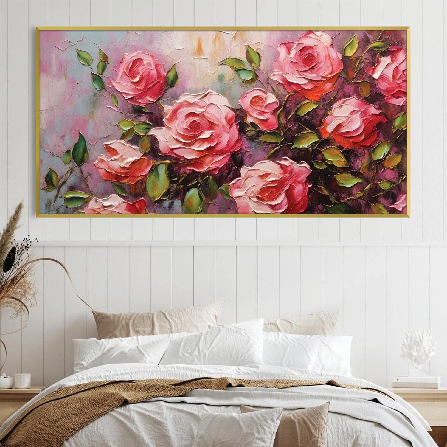 Toile de printemps en fleurs