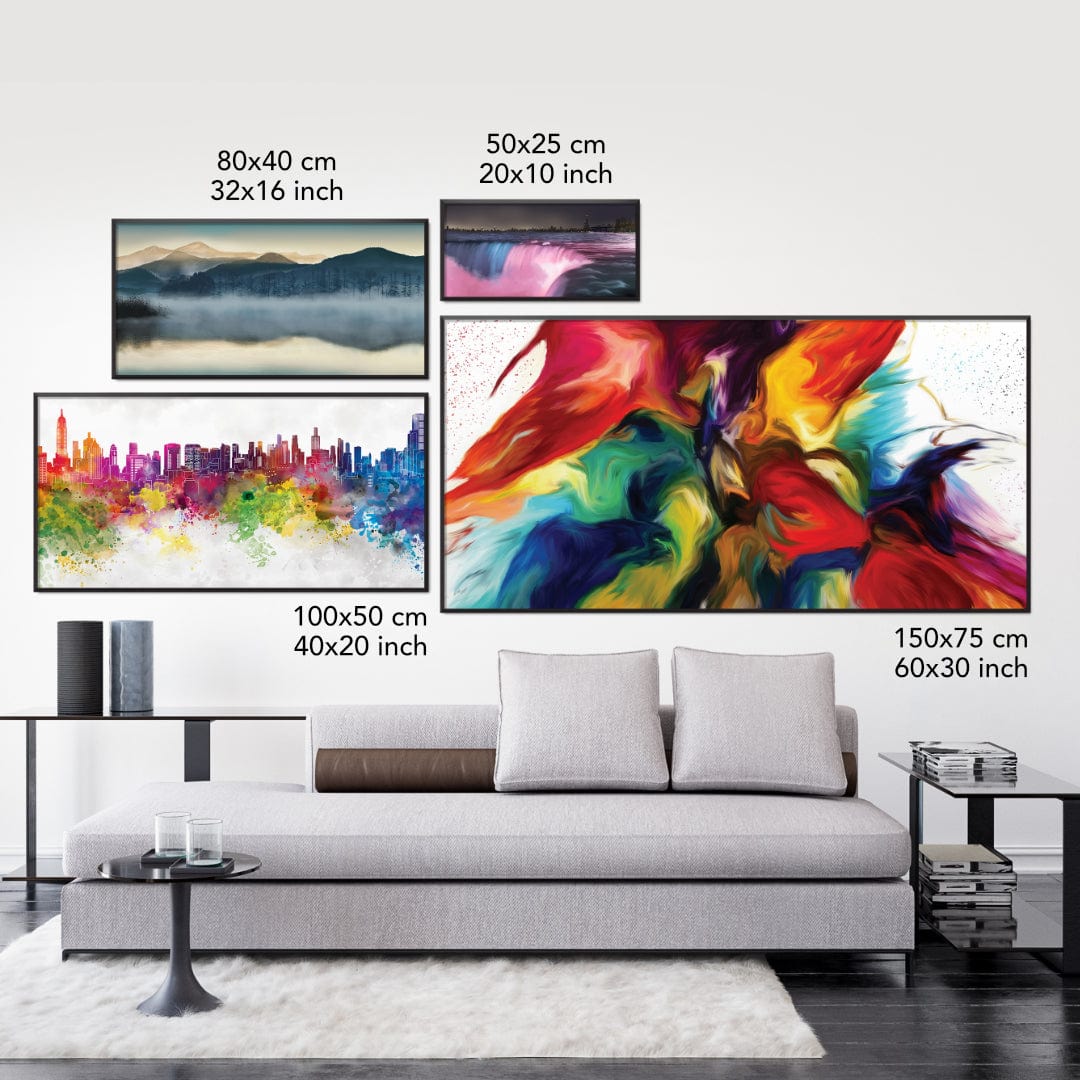 Toile Arbres caressés