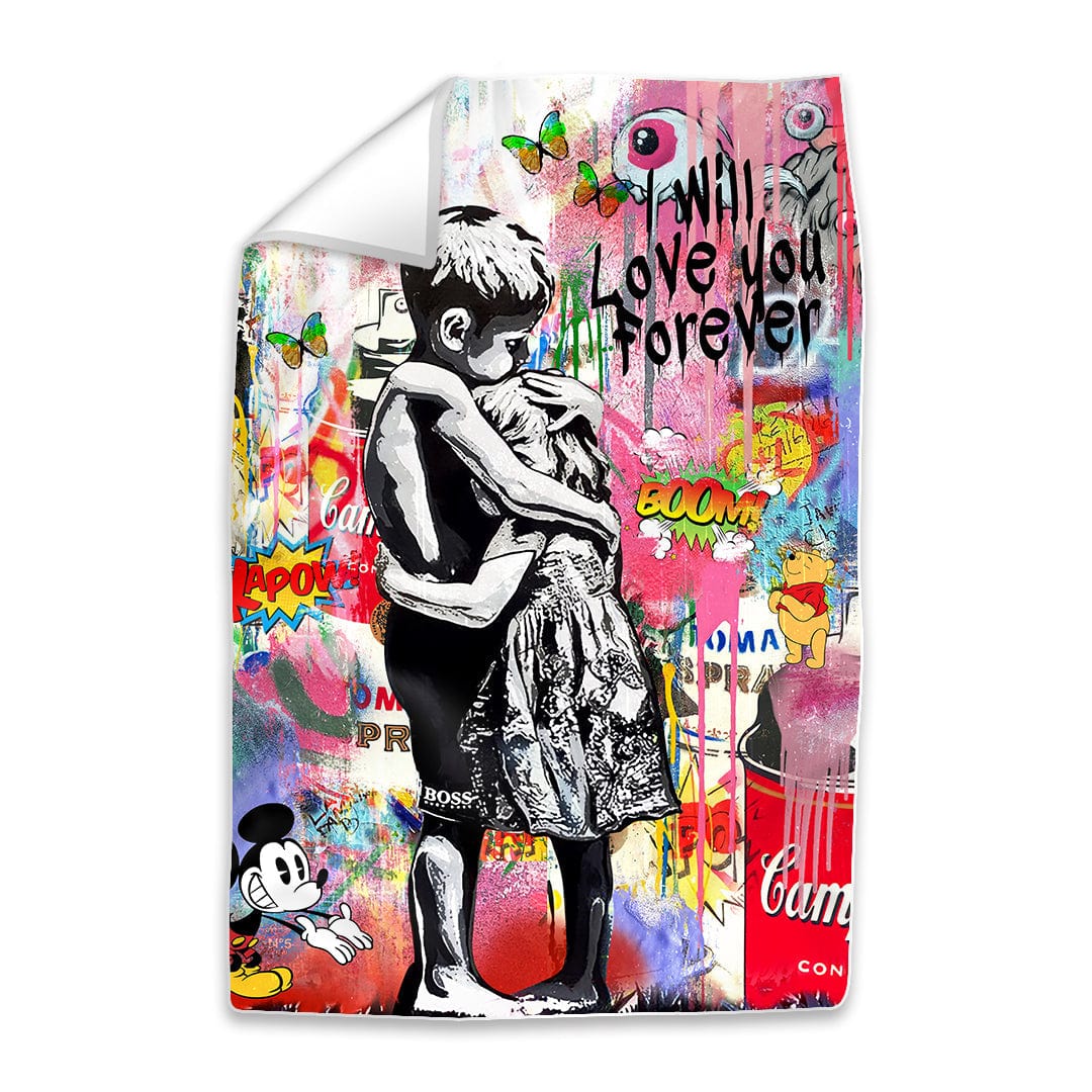 Cadre à construire facile Banksy Forever Love