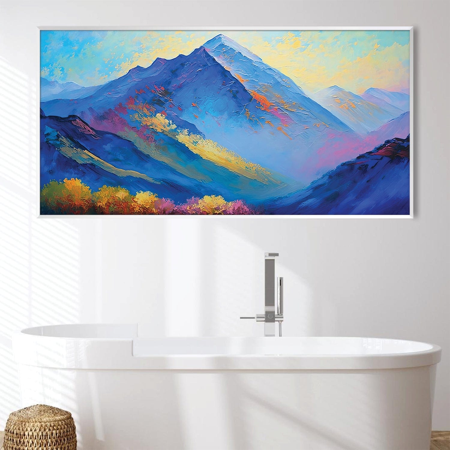 Toile de montagne dimensionnelle