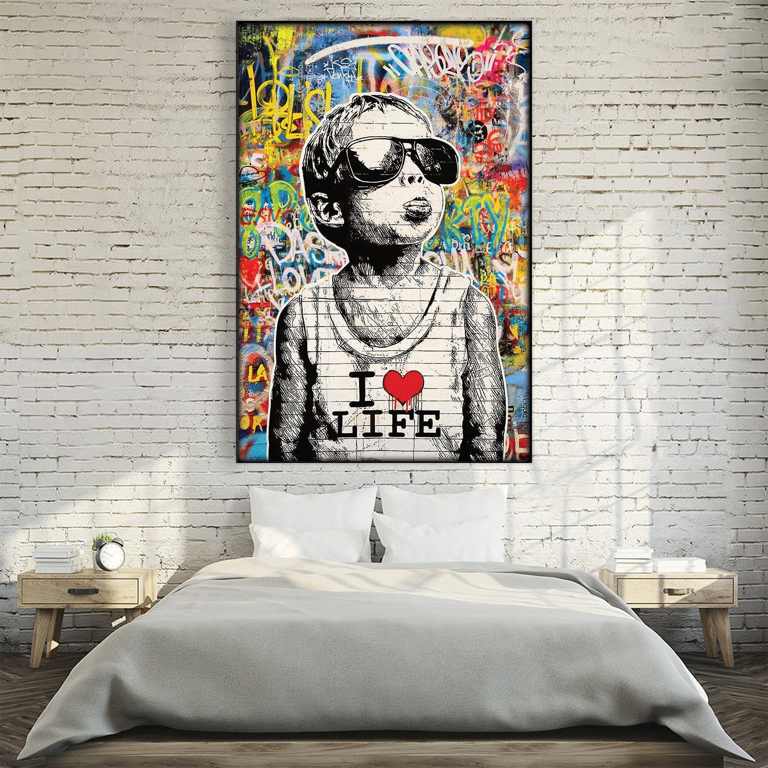 Banksy Child Loves Life Cadre à construire facile