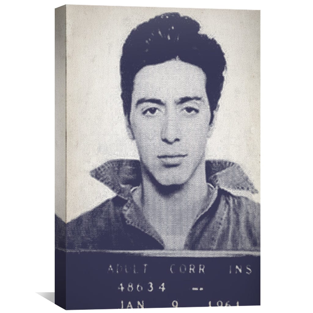 Pacino Mugshot-Leinwand