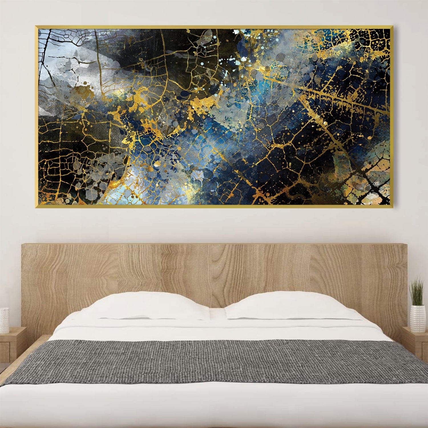 Toile cartographiée abstraite