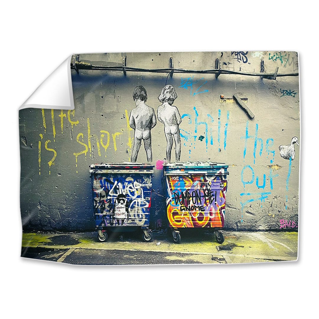 Banksy Life Is Short Cadre facile à construire
