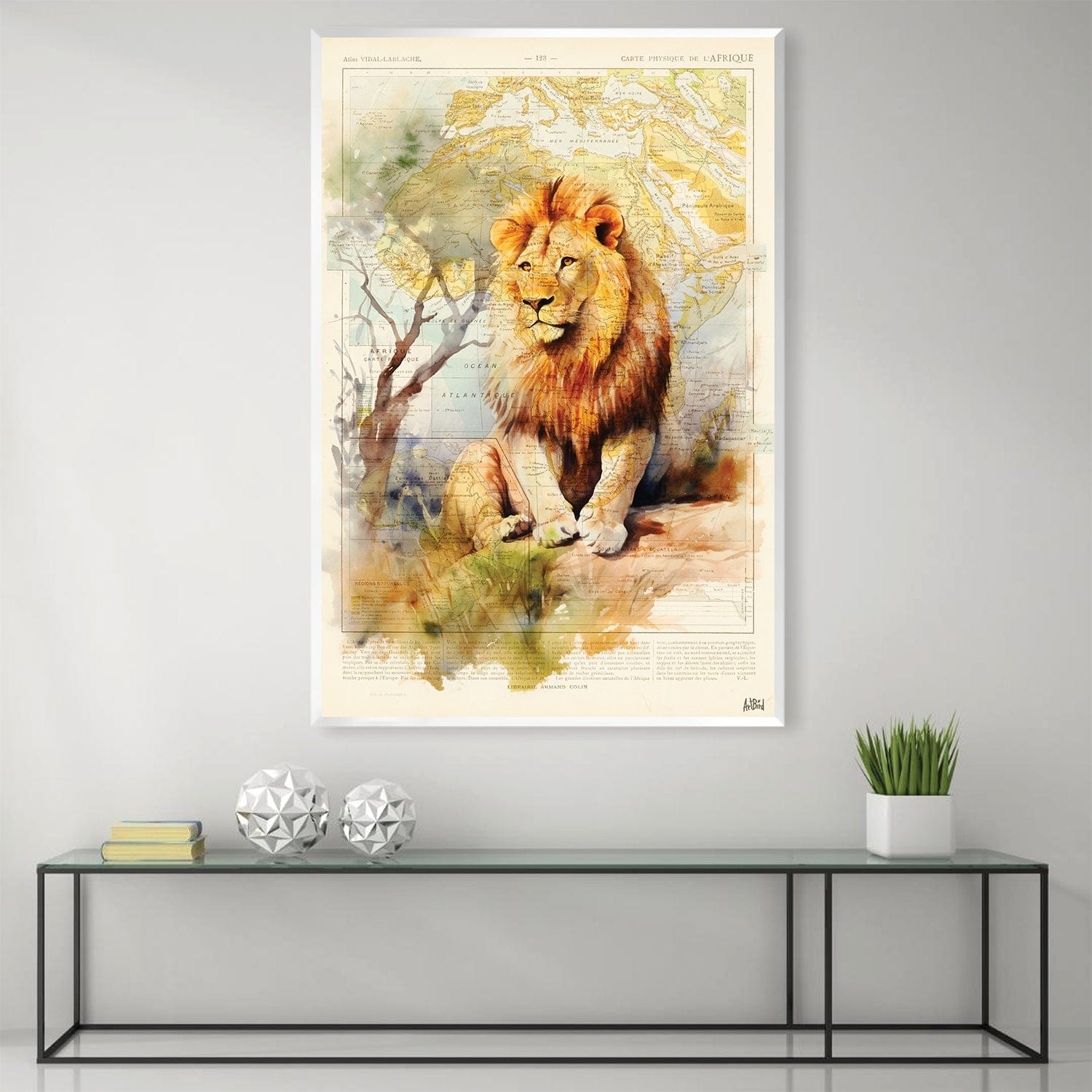 Toile Roi Lion