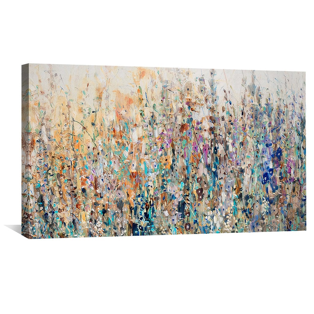 Champ de toile florale