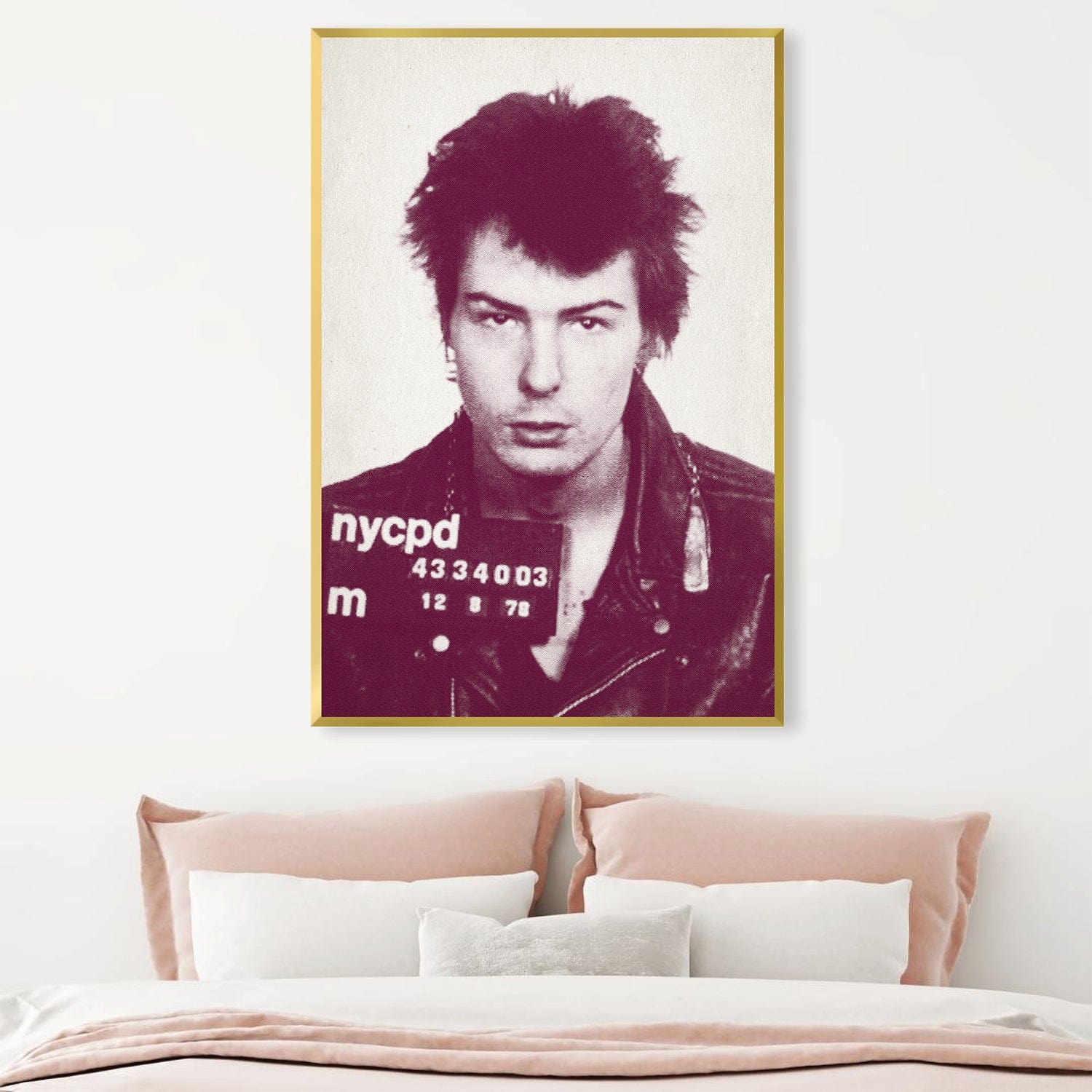 Sid Mugshot Toile Violette