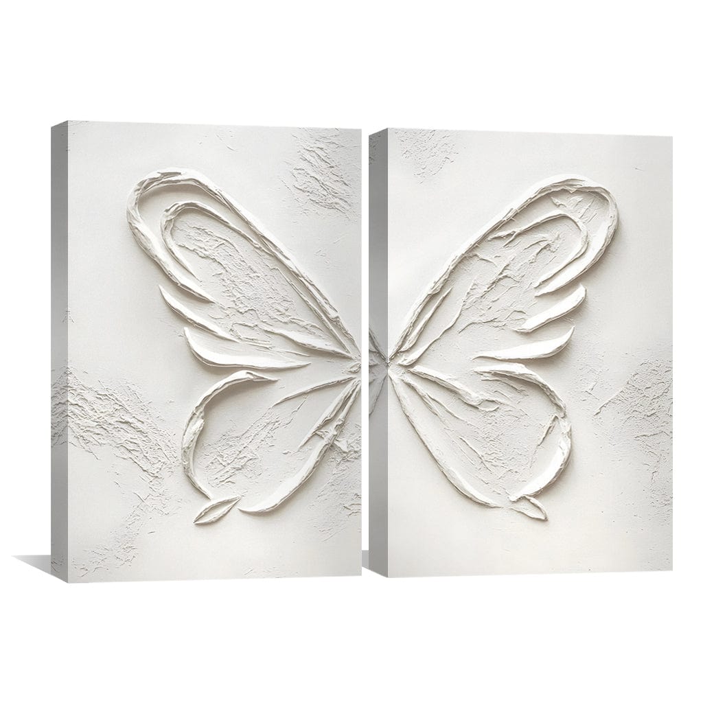 Toile papillon paisible