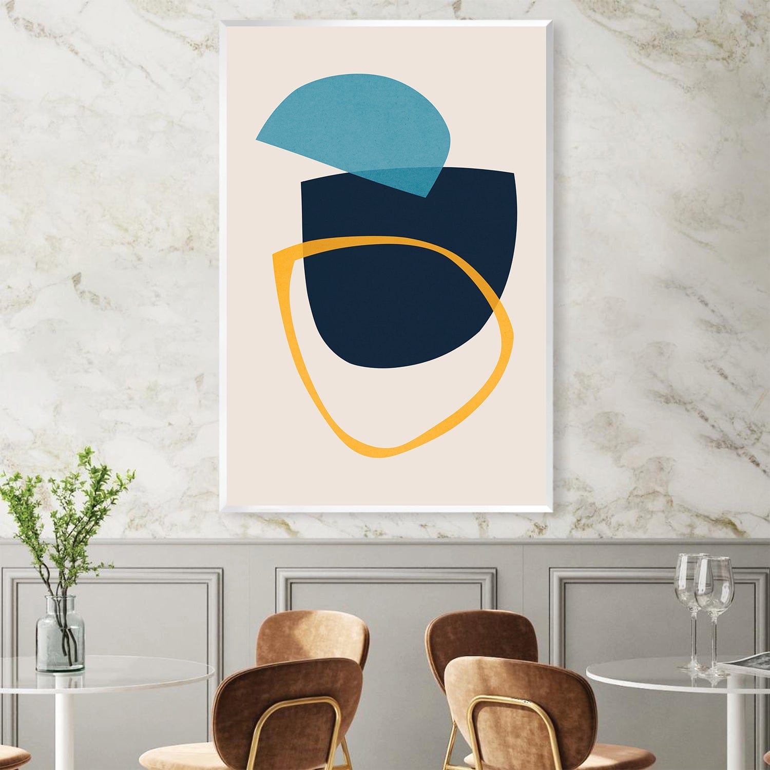 Toile Formes Abstraites XIII