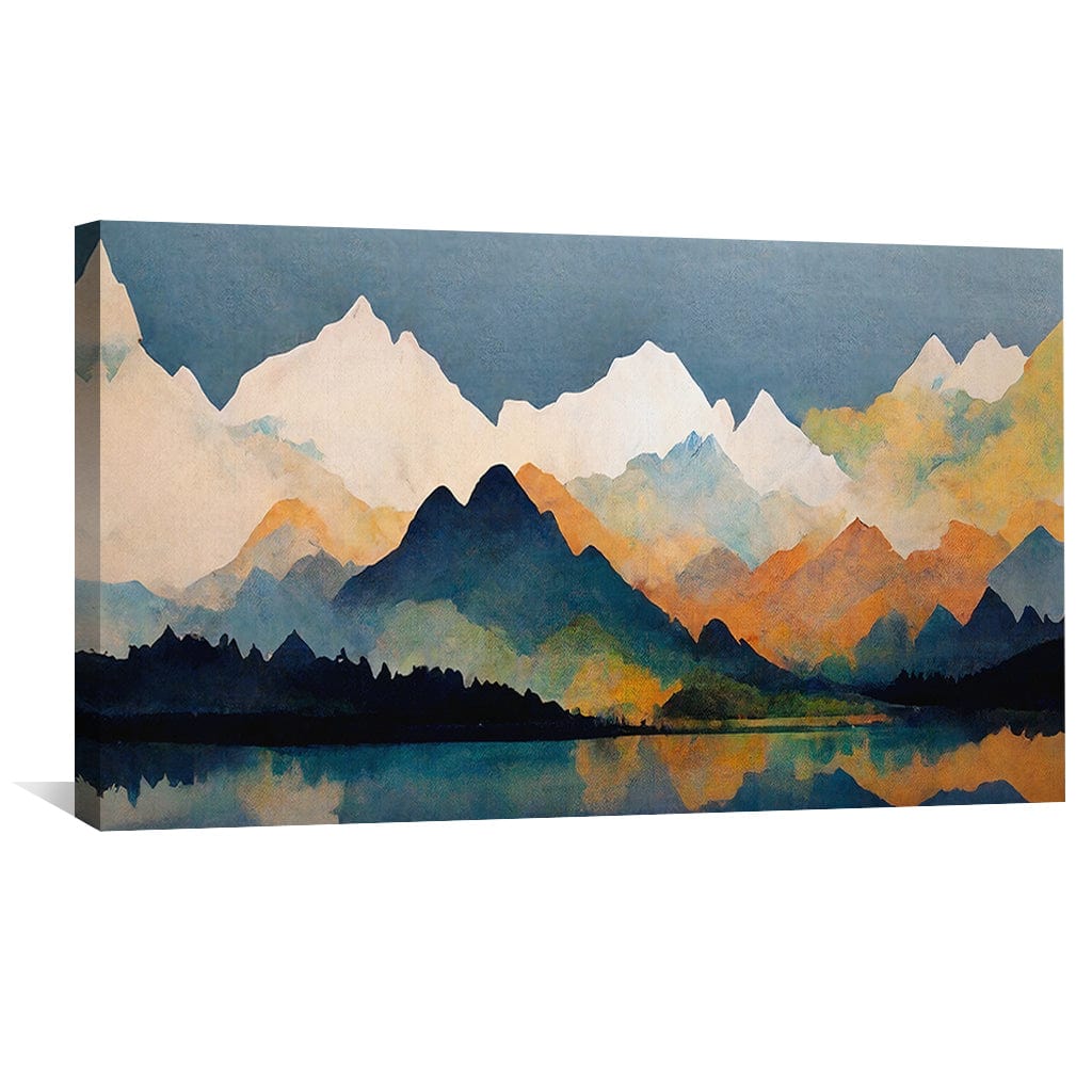 Toile Montagnes sur Montagnes