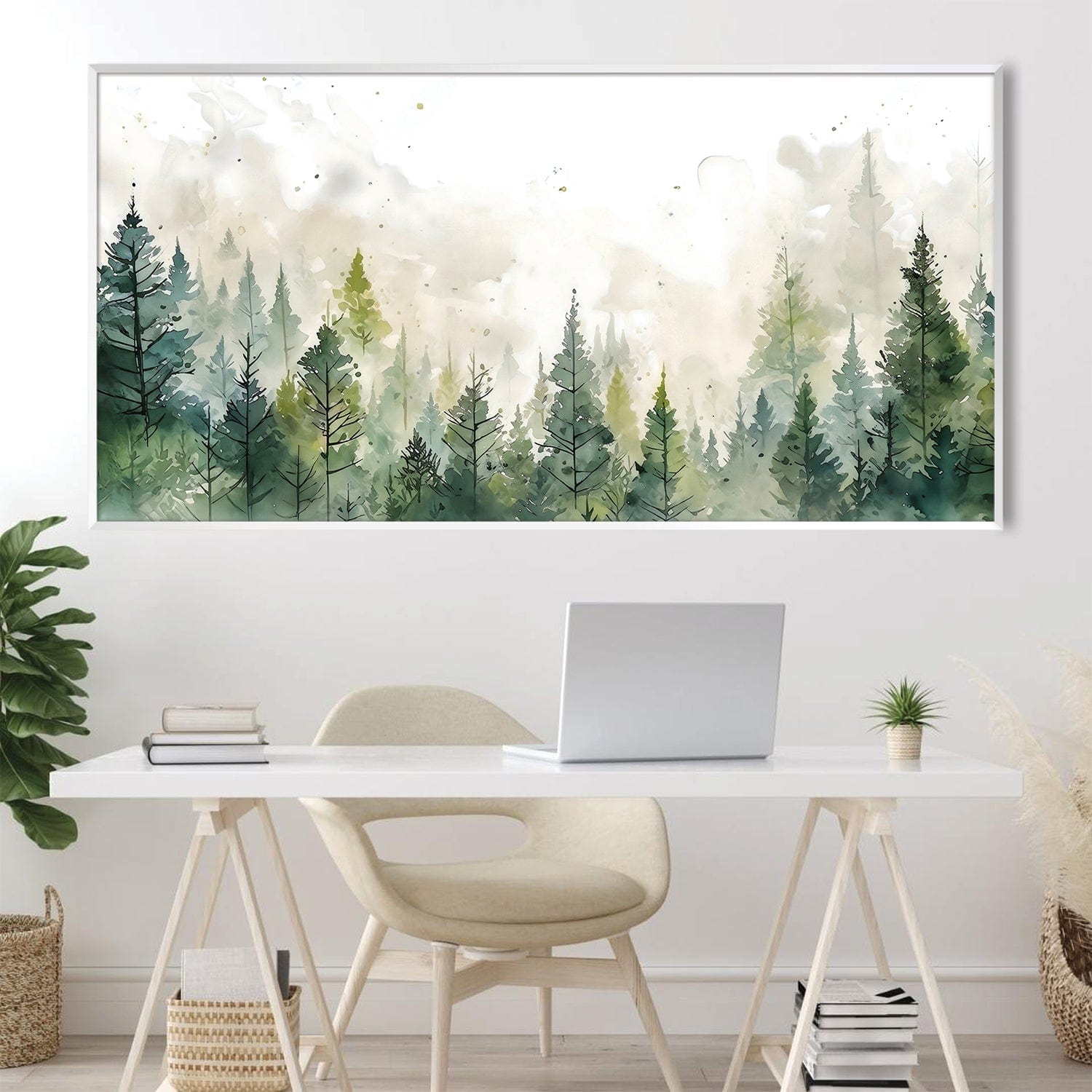 Toile Nuances de forêt