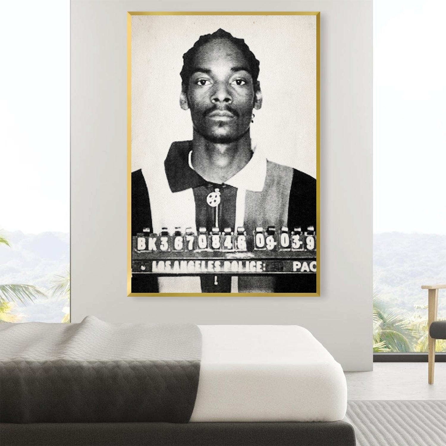 Snoop Mugshot Toile Noire