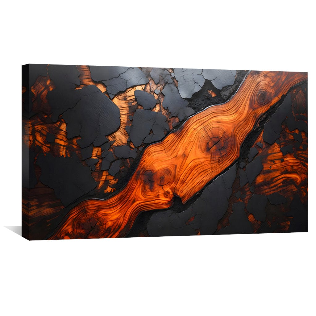 Toile abstraite fondue