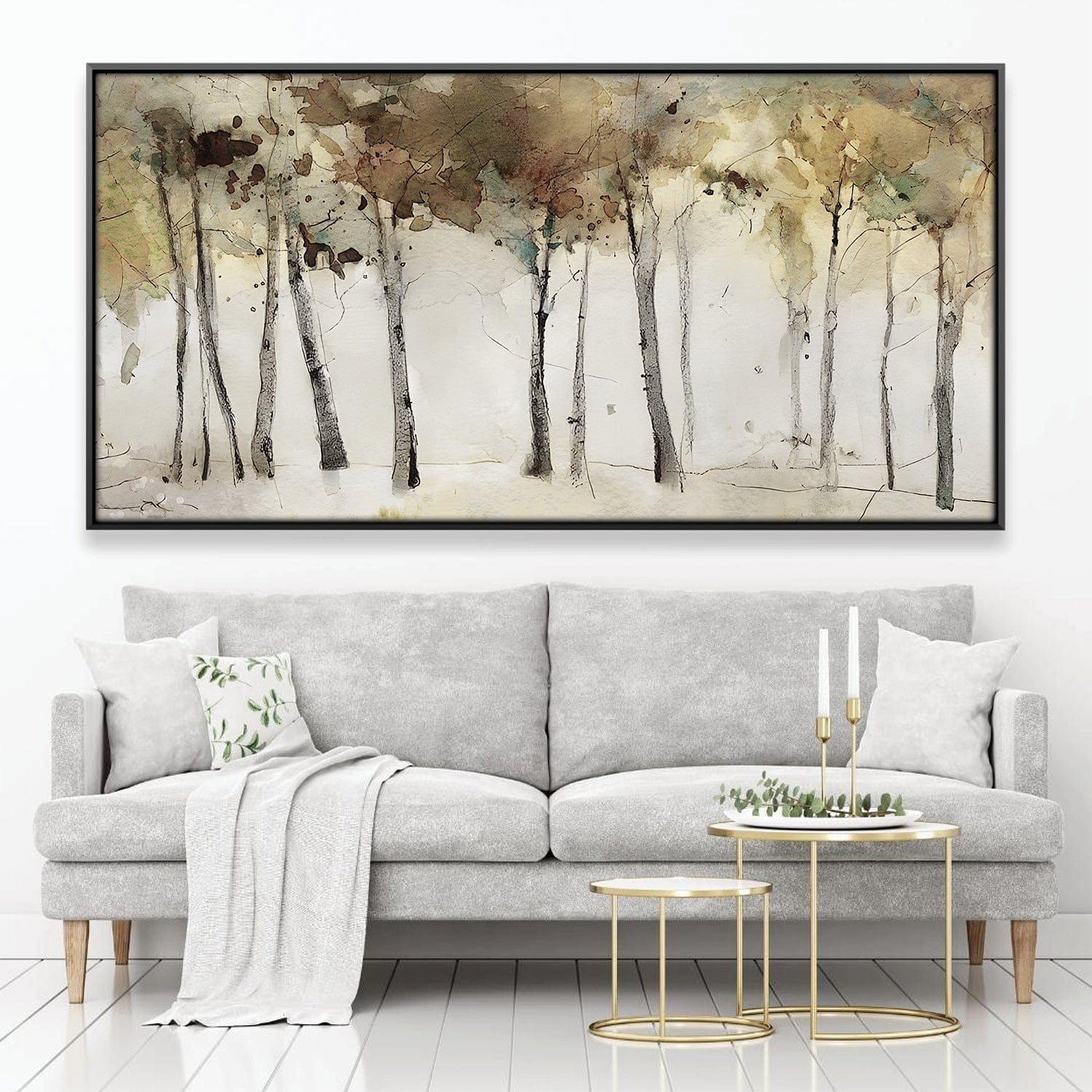 Toile de forêt douce
