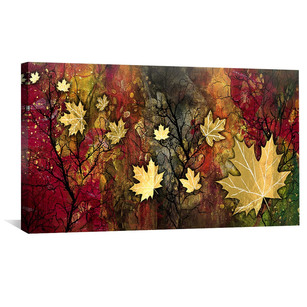 Toile de forêt de feuilles d’érable