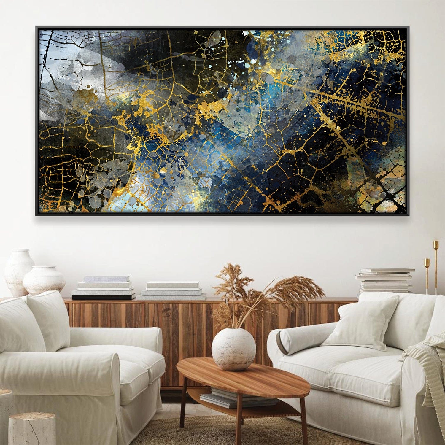 Toile cartographiée abstraite