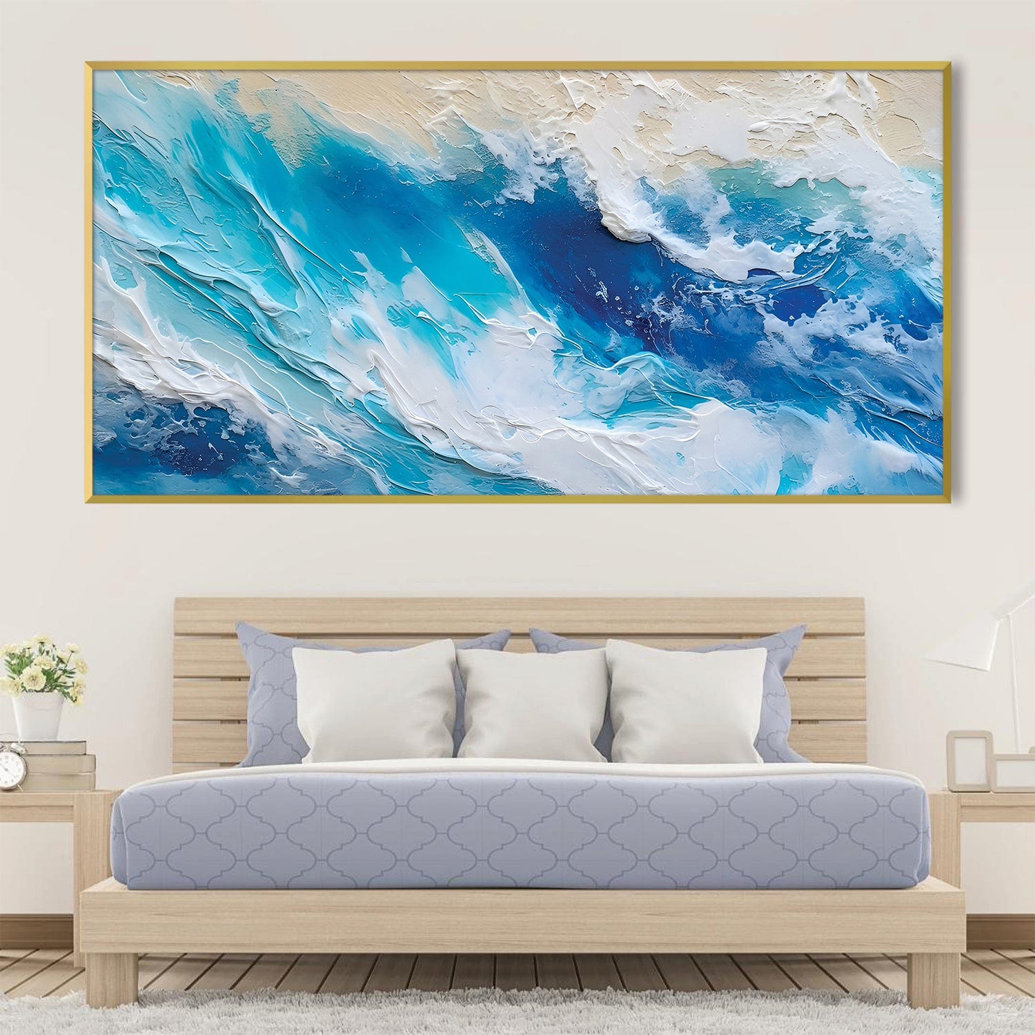 Toile Vagues Pastel