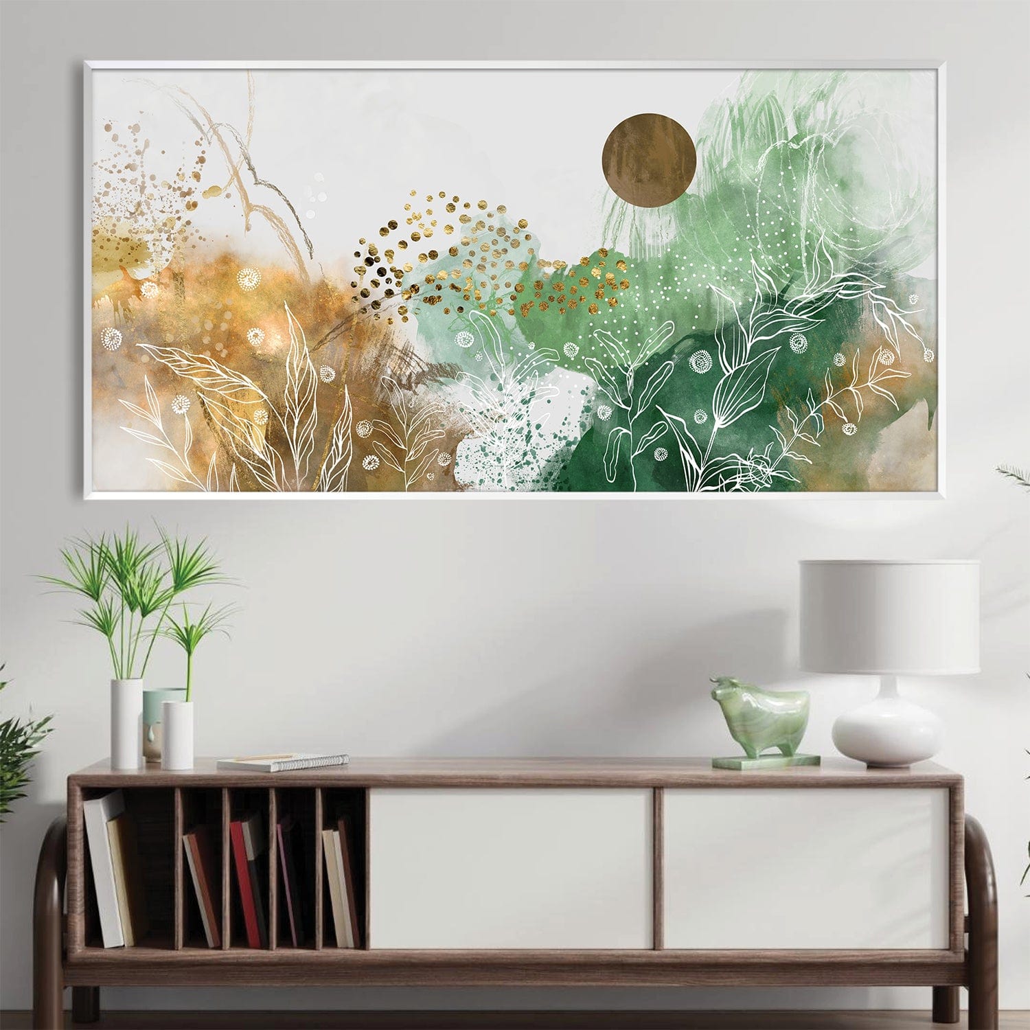 Prairies de la toile abstraite