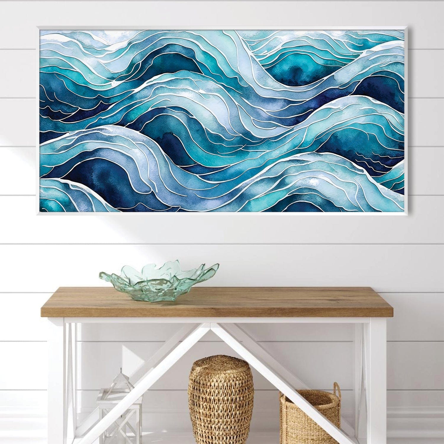 Toile de vagues définies