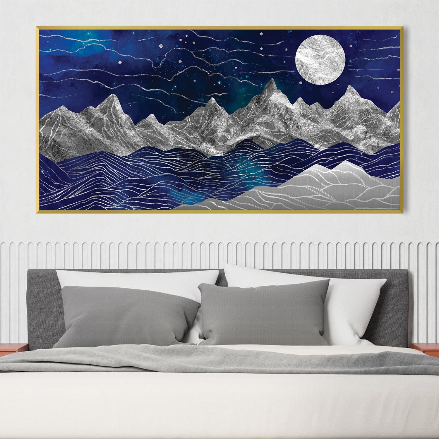 Silberne Berge Leinwand
