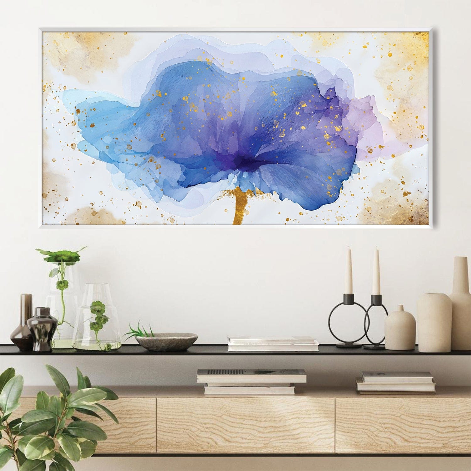 Toile à fleurs délavées