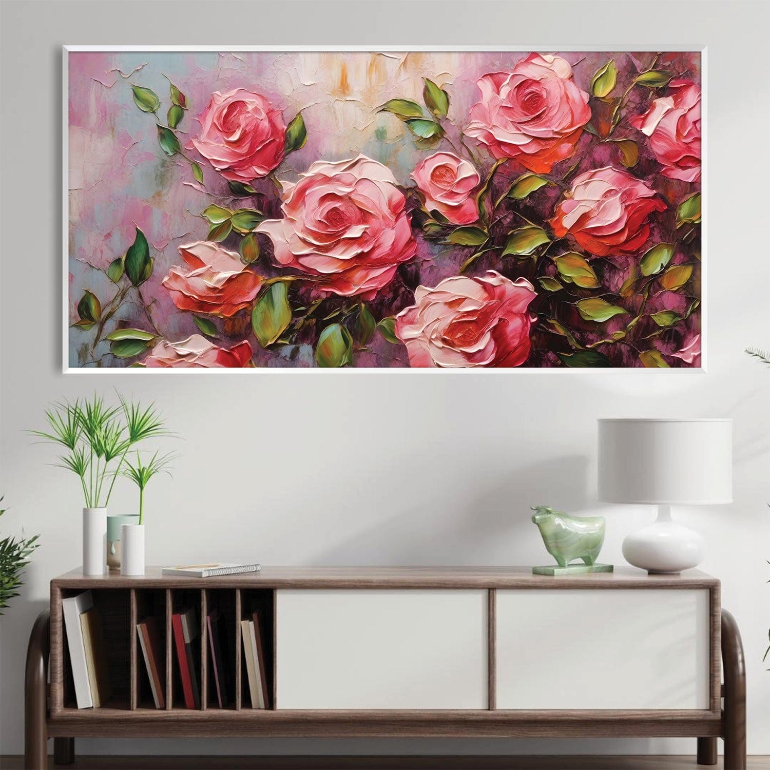 Toile de printemps en fleurs