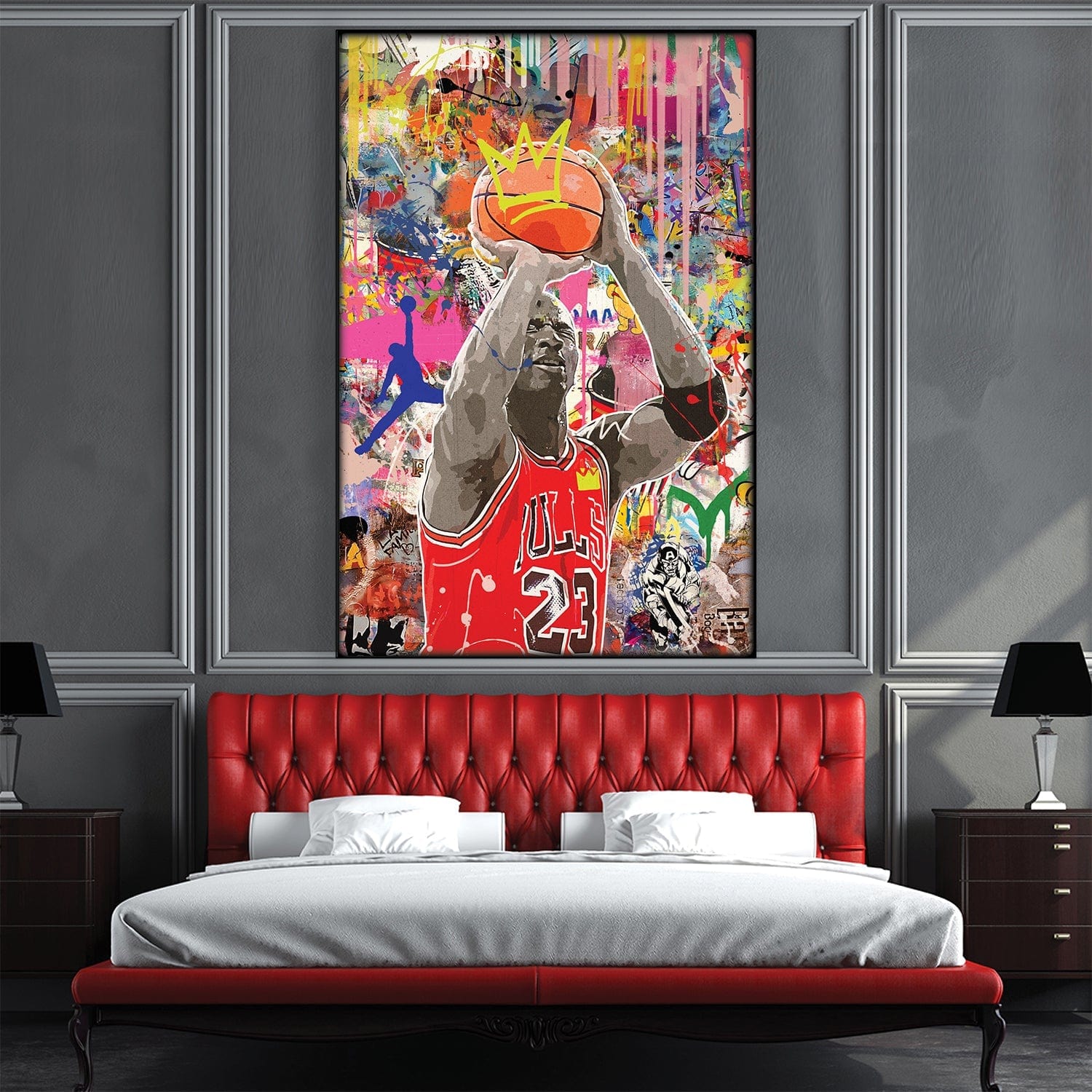 Cadre à construire facile Graffiti Jordan