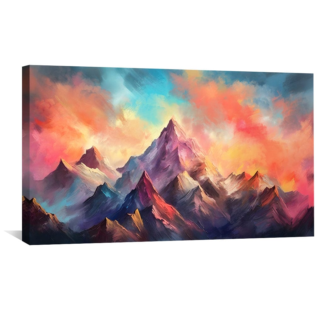 Toile de fumée de montagne
