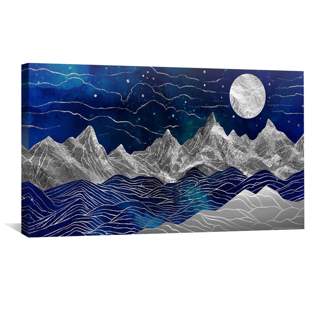 Silberne Berge Leinwand