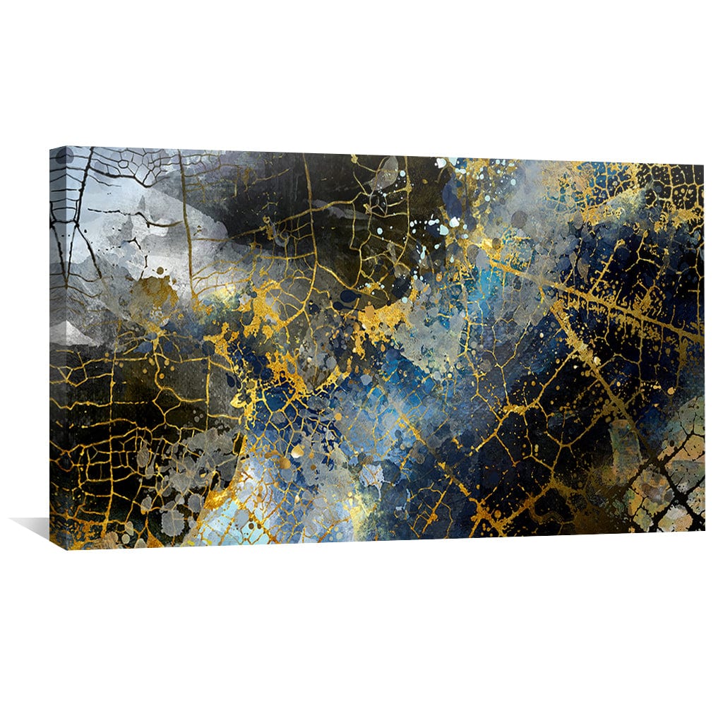 Toile cartographiée abstraite