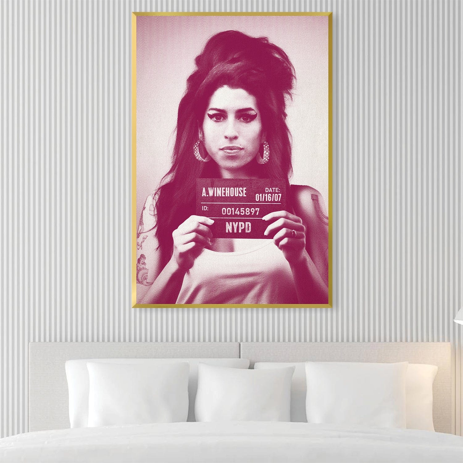 Toile magenta Amy Mugshot