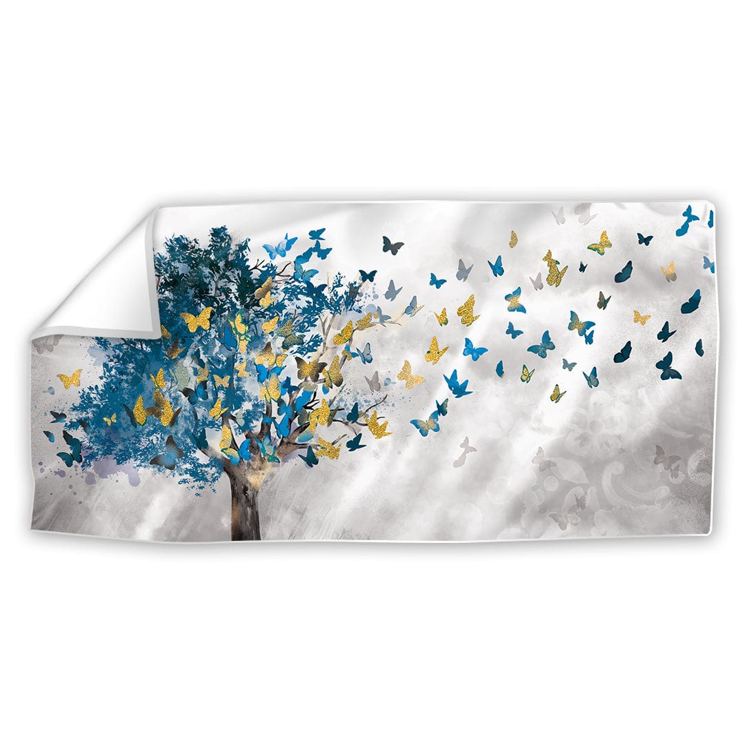 Cadre facile à construire avec feuilles de papillon