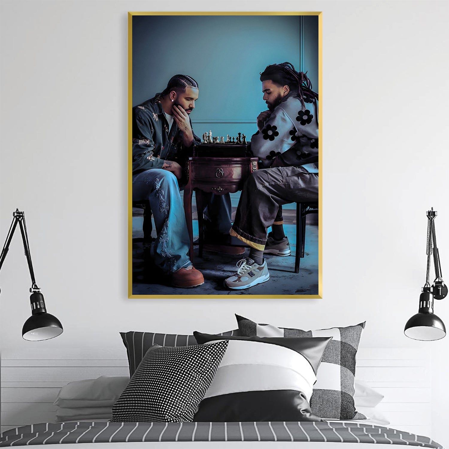 Toile Drake contre Cole