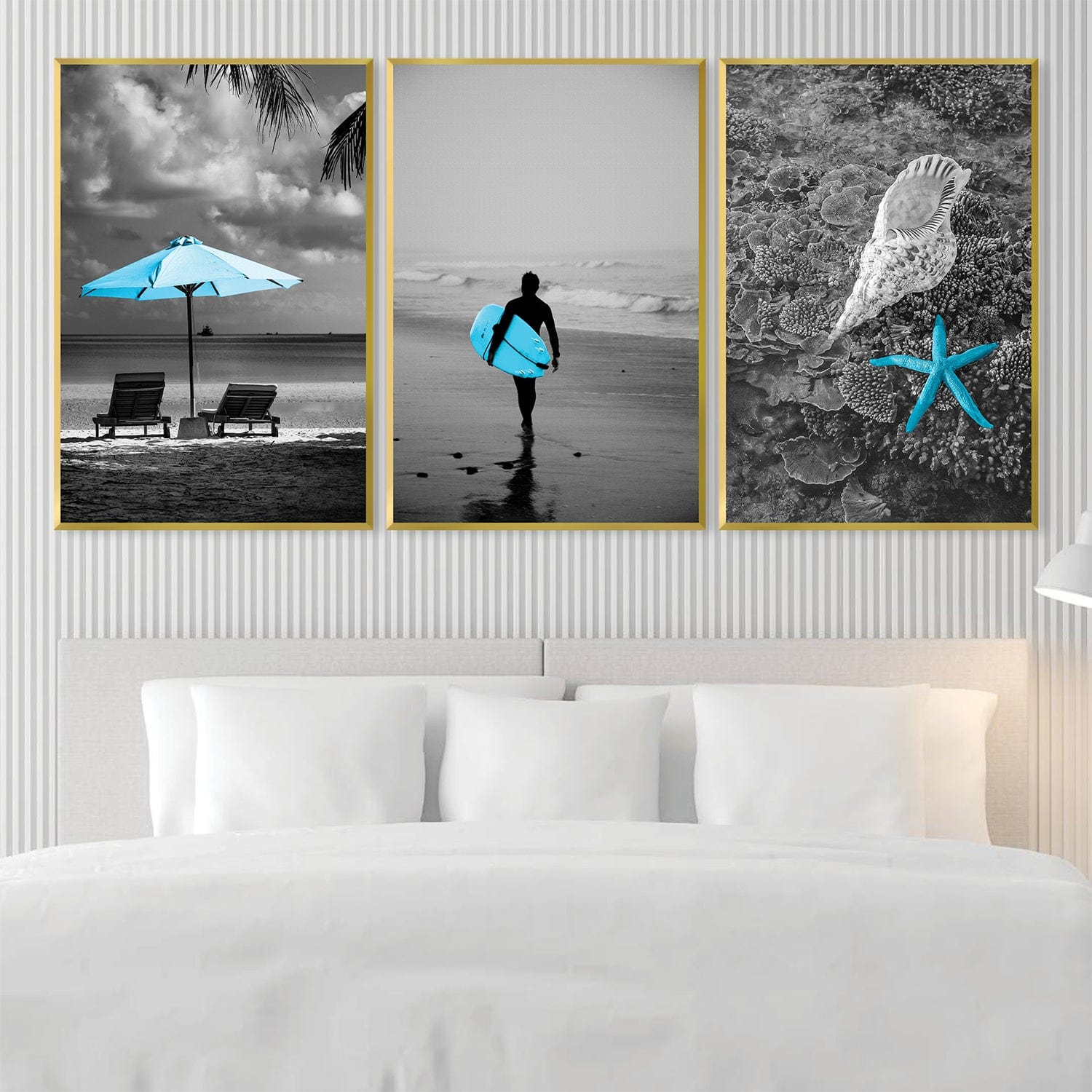 Tableau Plages Bleues