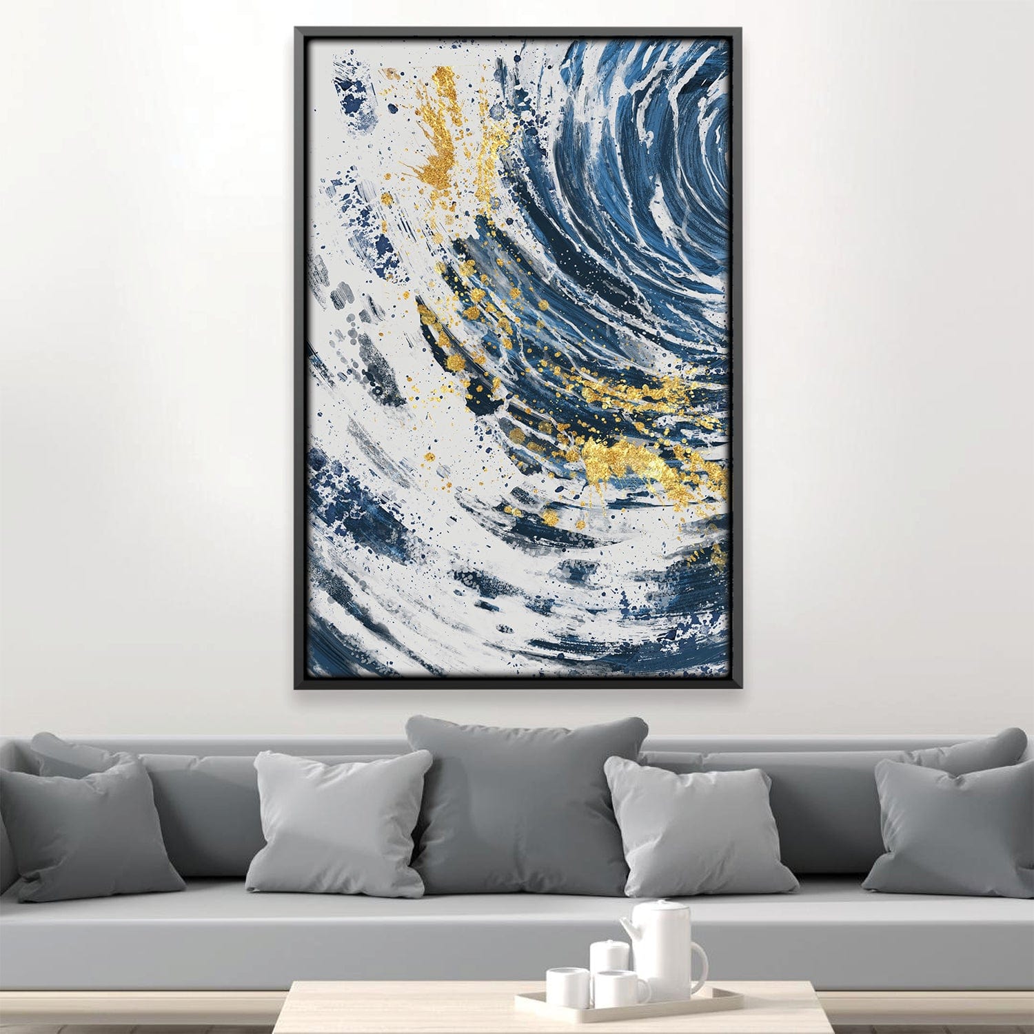 Toile Vagues Opulentes