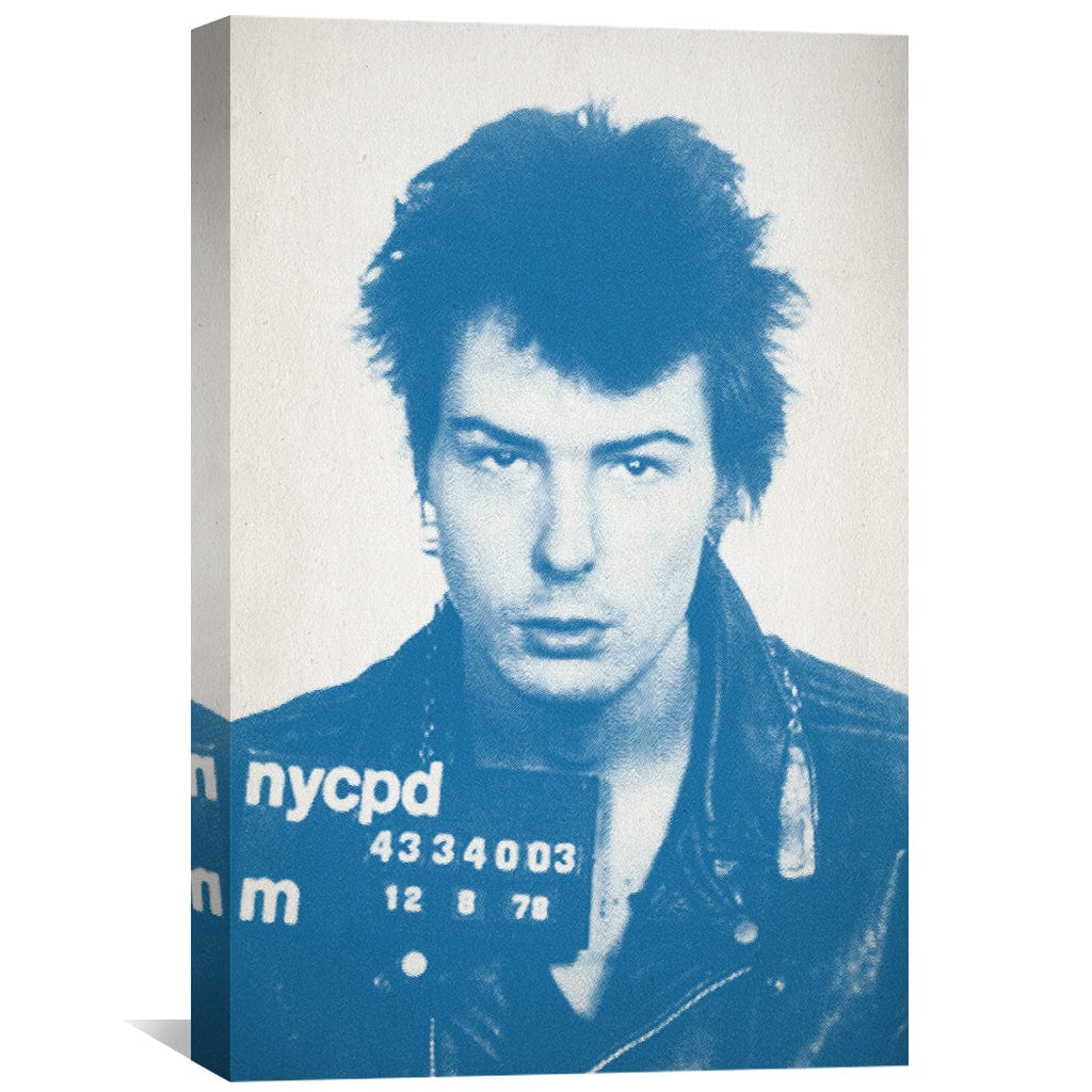 Sid Mugshot Toile Bleue
