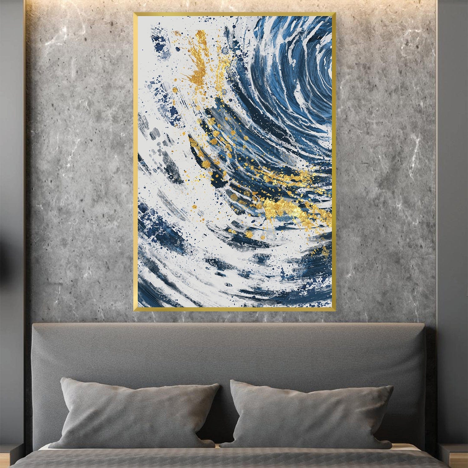 Toile Vagues Opulentes