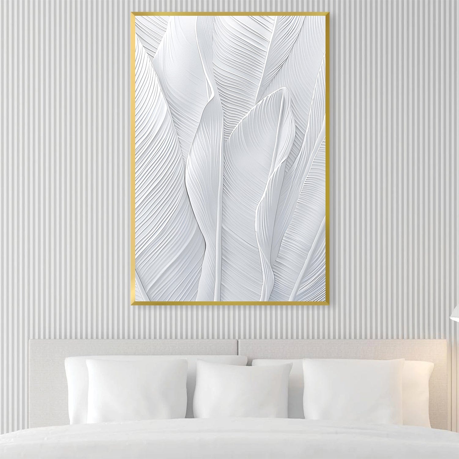 Toile Feuille Blanche