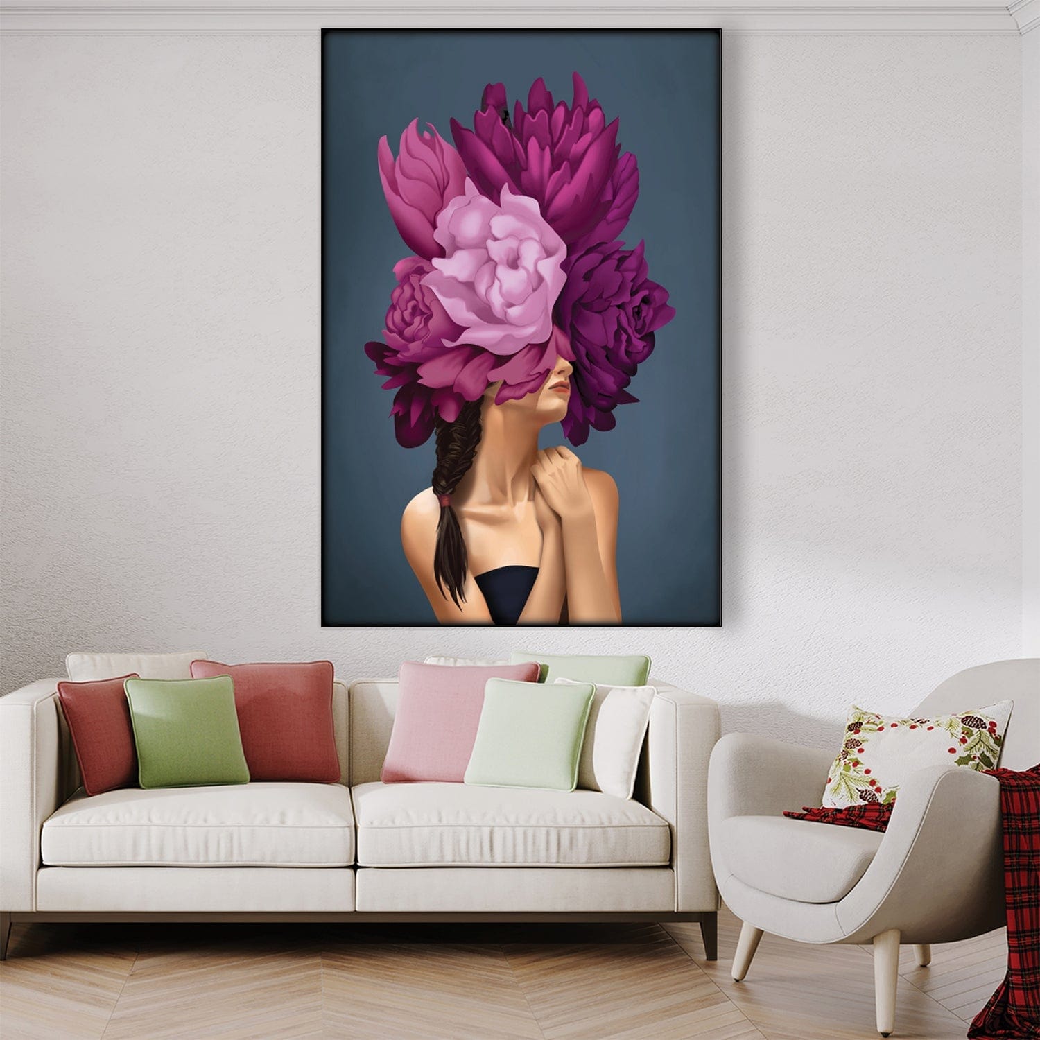 Cadre Bouquet Femme C Facile à Construire