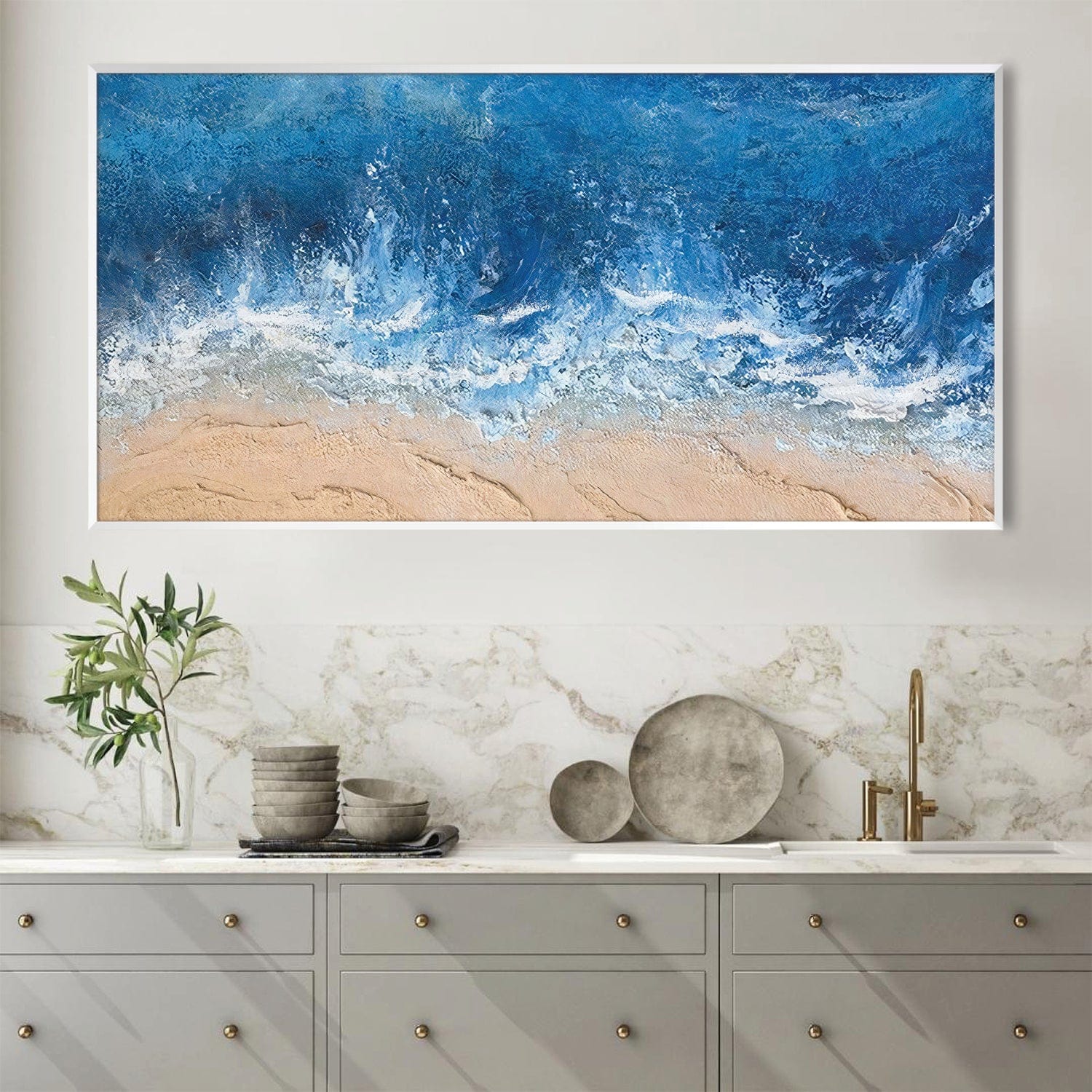 Toile de vagues de mer