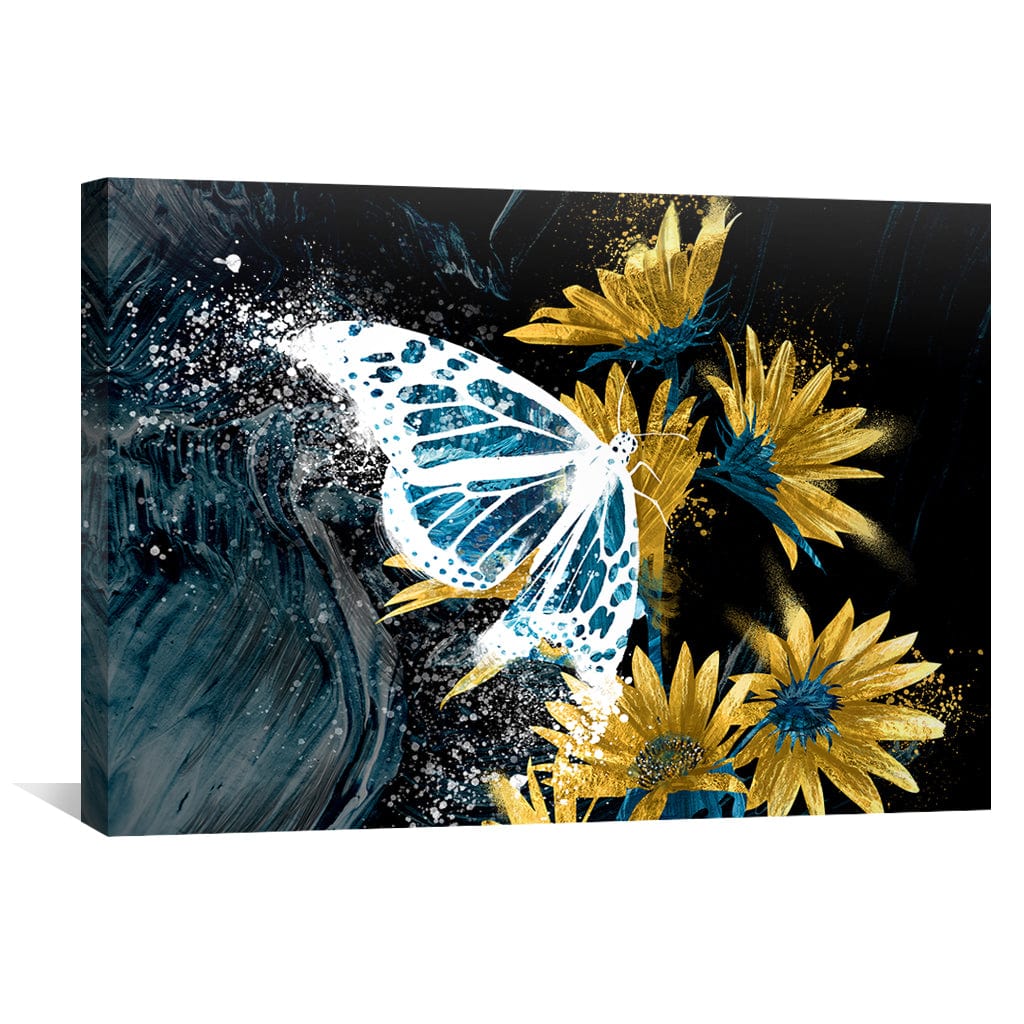 Toile Abstraction Papillon