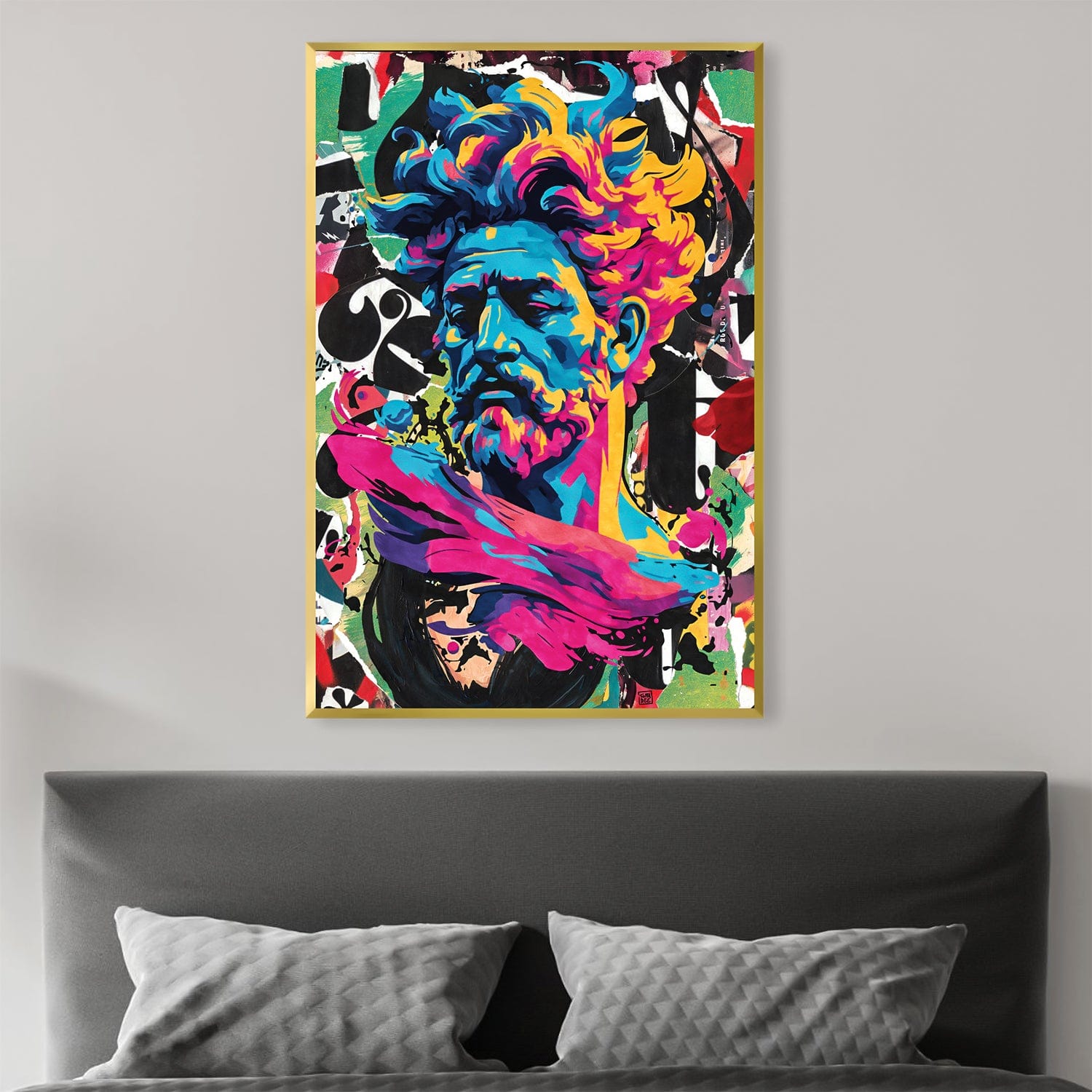 Toile abstraite Zeus