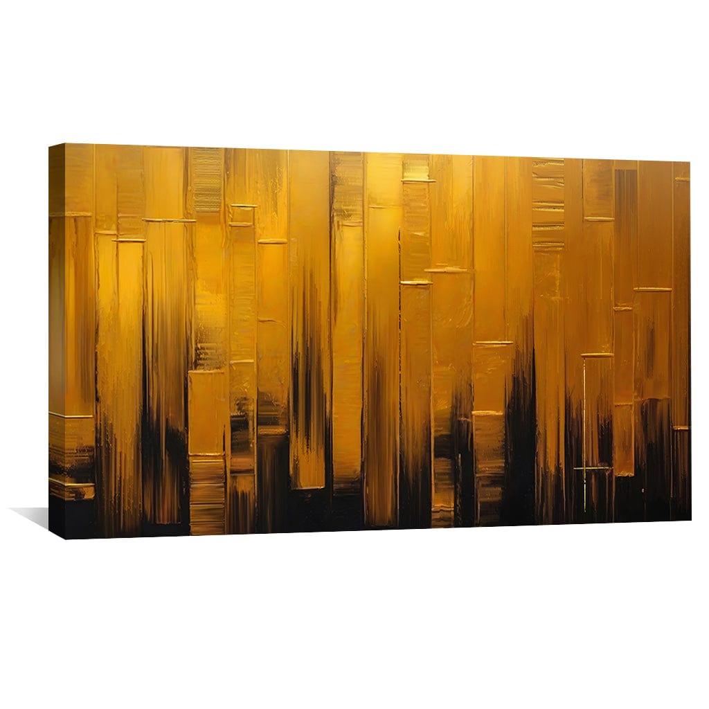 Abstrakte Leinwand mit Turm