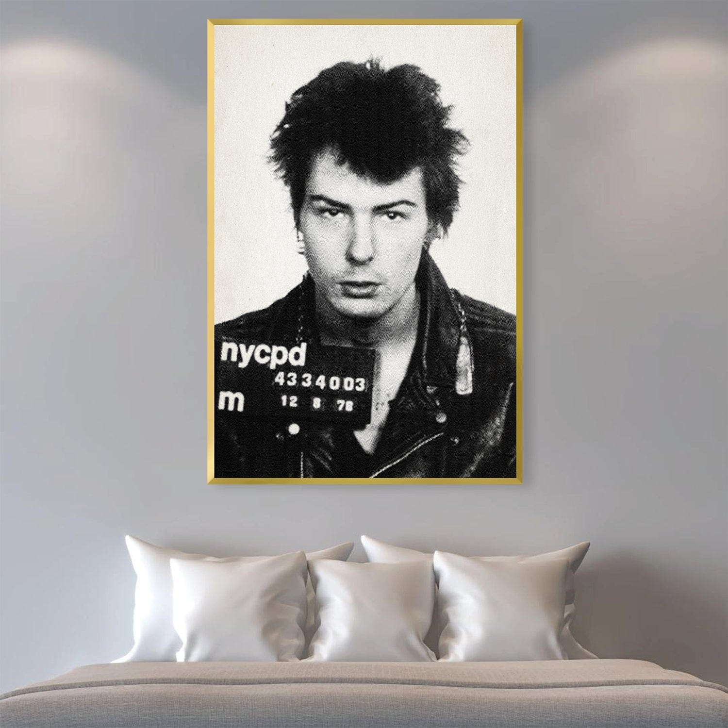 Sid Mugshot Toile Noire